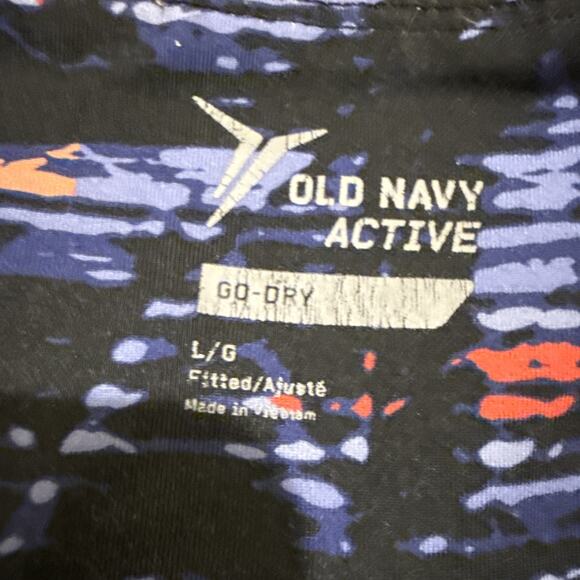 Old Navy Active Go Dry Abstract Print Compression Leggings (15% Spandex) LARGE - Picture 6 of 11